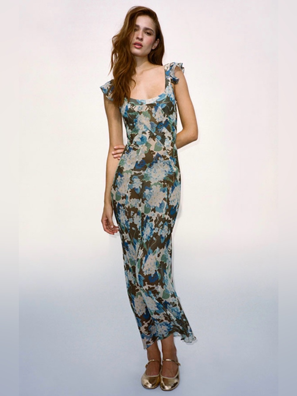 Réalisation Par The Lila dress in Blue Hydrangea size XL